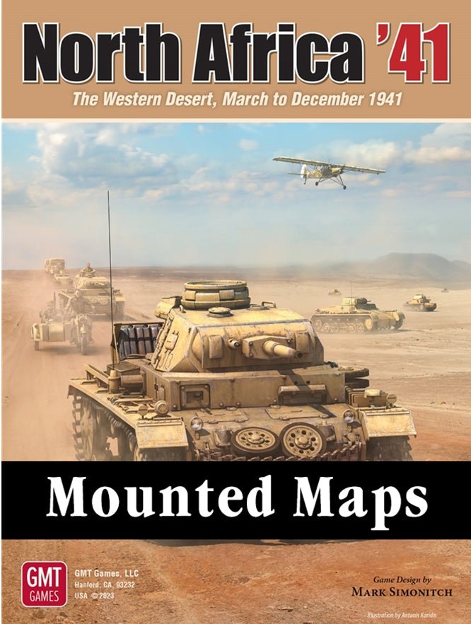North Africa '41 Mounted Maps - WiredVillage Games - GMT Games